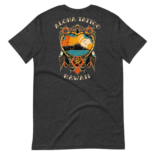 Aloha Tattoo Diamond Head Sunset T-Shirt