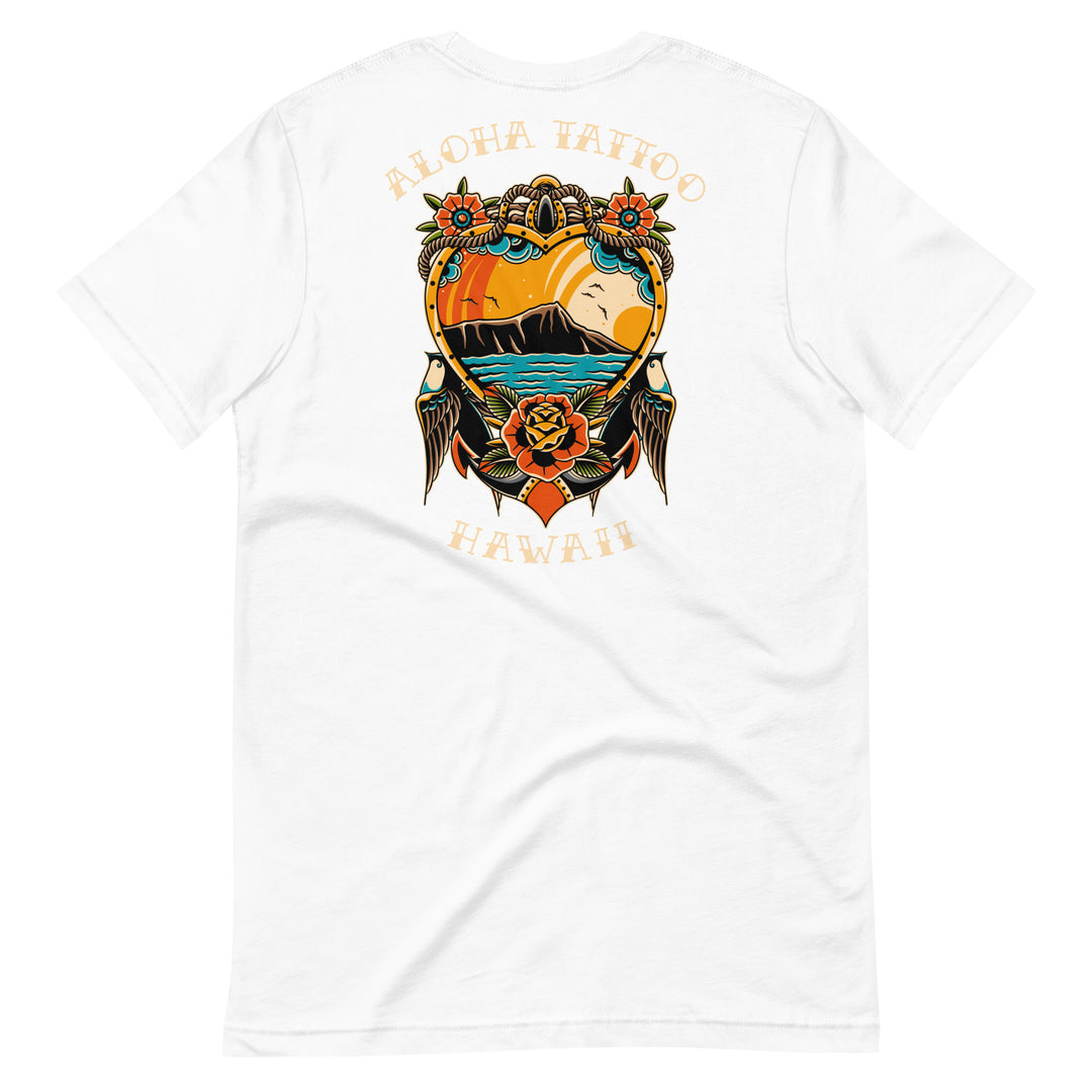 Aloha Tattoo Diamond Head Sunset T-Shirt